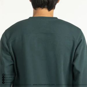 Sudadera de Hombre de Alta Calidad, Algodón/Poliéster, 430 g/m², Corte Holgado, Hombros Caídos, Logotipo Personalizado Bordado, Lisa - Product Image 6