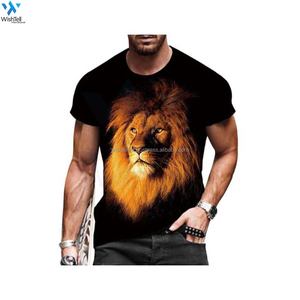 เสื้อยืดคอกลมแขนสั้นสำหรับผู้ชายผ้าคอตตอน/โพลีเอสเตอร์200กรัมเฮฟวีเวตสไตล์ลำลองทรงหลวมสีพื้น - Product Image 3