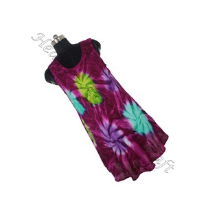 Fournisseur indien de vêtements Robe parapluie Tie Dye Robe parapluie femme Tie Dye Design coloré Rayonne Vêtements de plage Parapluie Tie Dye - Product Image 1