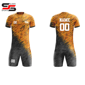 Vente en gros de maillots de football professionnels à séchage rapide de haute qualité pour les compétitions Impression de logo personnalisé pour les équipes de clubs d'adultes - Product Image 2
