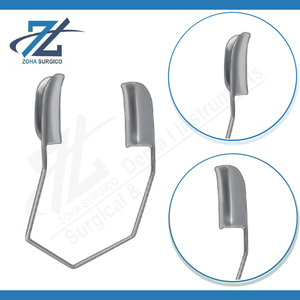 Spéculum manuel en fil métallique 25 mm de large x 40 mm de long, en acier inoxydable chirurgical certifié CE, fabricant d'instruments au Pakistan - Product Image 3