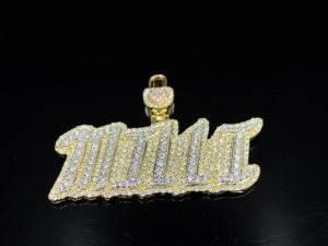 จี้เพชร CZ สไตล์ฮิปฮอปแบบสั่งทำพิเศษจากสหราชอาณาจักร - Product Image 1