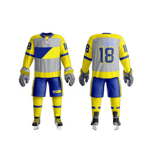 Conjunto de Uniforme de Hockey sobre Hielo Profesional, Ajuste Personalizado para Entrenamiento y Juegos Competitivos - Product Image 1