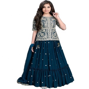 Bộ sưu tập mới thêu thiết kế cô dâu lehanga choli với dupatta cho đám cưới mặc từ Ấn Độ Nhà cung cấp - Product Image 1