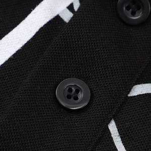 Camiseta de Manga Corta para Hombre, Diseño Personalizado OEM, Alta Calidad, 100% Algodón Canvas, Antiarrugas, Transpirable, Diseño Moderno con Estampado para Golf - Product Image 4