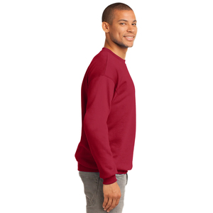 Sweat-shirt ras du cou pour adultes Red Dryblend pour hommes Doux Confortable Fit Cordon de serrage Imprimé coréen Sweat-shirt ras du cou en polaire pour hommes - Product Image 2