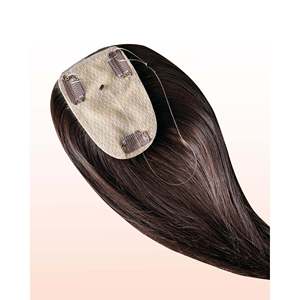 Secure Fit Topper Silk-Based Hair Extensions for Women with Clips and Invisible <b>String</b> Support - Product Image 2
