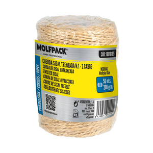 Corda di Sisal N.1 a 2 Capi (Bobina 220 gr.) / 50 m.) - Product Image 1
