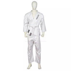 Uniforme de karaté personnalisé avec logo pour hommes, costume d'arts martiaux de haute qualité, doux et confortable, par Elegant Sports - Product Image 1
