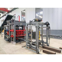 Machine à fabriquer des briques par vibration hydraulique certifiée CE QT4-15 pour la ligne de briqueterie de recyclage des déchets de construction