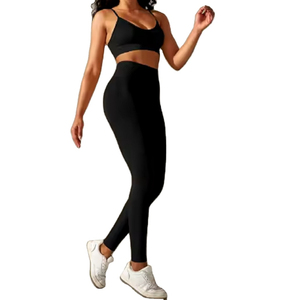 Nouvelle collection en gros : Ensemble de sport sans couture taille haute pour le fitness, le yoga et l'entraînement – Modèle 2026 - Product Image 1