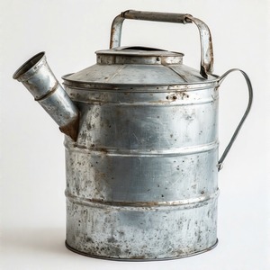 RustBloom classique jardin foyer Antique métal finition rustique gratuit fer chaud noir enduit eau peut cheminée jardin fournitures - Product Image 1