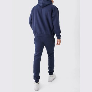 Sweat à capuche en polyester 100% coton de luxe haut de gamme pour hommes pull d'hiver polaire motif solide col à capuche numérique avant - Product Image 2