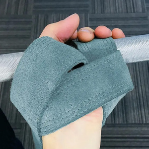 Sangles de levage en cuir pour Deadlift & Powerlifting Fabriqué en usine Sangles de levage fabriquées en matériau durable Service OEM - Product Image 2