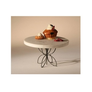 Support à gâteau rond en métal pour gâteaux de centre de table, créant une présentation accrocheuse et améliorant la présentation de la table d'événement - Product Image 6