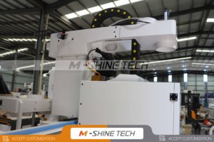 Máquina Etiquetadora Automática Directa de Fábrica, Centro CNC Horizontal para Trabajos en Madera 2130LB 4 en 1: Taladrado, Corte, Fresado, Etiquetado - Product Image 6