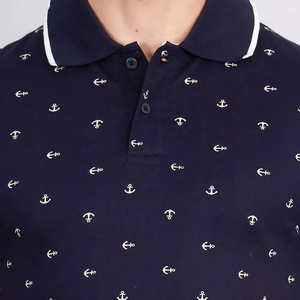 Polo pour homme Ryan Pro Gear, logo personnalisé, OEM, tissu en coton, respirant, vêtements décontractés, vente en gros d'usine - Product Image 2