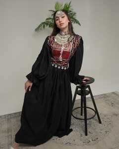 Service OEM Faible MOQ Tailles personnalisées Robes afghanes Robes afghanes Kuchi Tenues de cérémonie et de soirée Vêtements indiens et pakistanais respirants pour femmes - Product Image 3