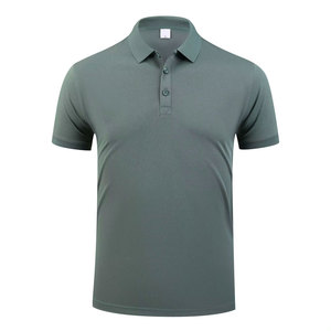 Venta caliente nuevo 100% algodón de talla grande colores sólidos media manga hombres Polo camiseta nueva llegada secado rápido hombres Polo camisetas 2025 - Product Image 2