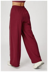 Pantalon de survêtement décontracté confortable pour femmes, coupe droite, taille haute, pour la course en plein air en hiver, avec poches - Product Image 4