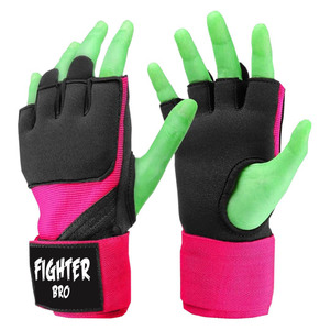 Gants de boxe en néoprène avec support pour les mains et protection des jointures, gants de boxe Muay Thai, protection des jointures, bandages de main pour l'entraînement - Product Image 3