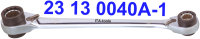 Llave de Trinquete Reversible 8 en 1 de 90 Dientes, Doble Extremo, Métrica, OEM, Acero al Cromo Vanadio HRC46-50, Acabado Espejo, Mango Recto