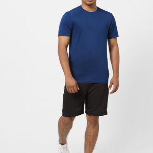 Camiseta de entrenamiento de algodón para hombre, camisetas de Fitness lisas personalizadas, ropa deportiva de gimnasio de cuello redondo, ropa de entrenamiento deportiva más vendida - Product Image 5