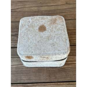 Estuche de Viaje para Joyas en Cuero Genuino de Vaca con Forro de Microfibra, Forma Rectangular, Logotipo Personalizado Disponible - Product Image 1