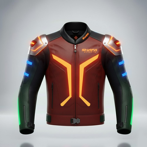 Chaqueta de Motociclista de Cuero con Marca Personalizada para Hombre, Nueva Moda, Chaqueta Vintage de Motociclista, Atuendos de Otoño, Chaquetas de Motociclista con Bolsillos - Product Image 1