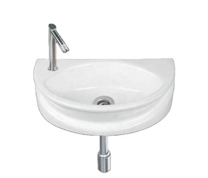 Lavabo de cerámica Rectangular pequeño y moderno de gran oferta para baño de Arabia Saudita Ghana artículos sanitarios colgados en la pared India - Product Image 5