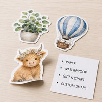 Étiquettes autocollantes rondes thermiques brillantes imperméables personnalisées pour bougies, cadres photo, cartes de fêtes et artisanat cadeau