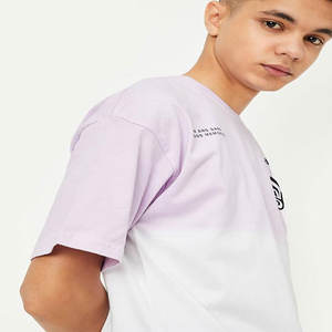 Camiseta en blanco de algodón 100% personalizada de alta calidad OEM/ODM, camiseta pesada de hombre de tendencia de cuello redondo de gran tamaño - Product Image 4