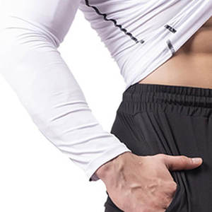 Nueva Camiseta de Protección Solar Personalizada de Alta Calidad para Hombre, Ropa de Entrenamiento Más Vendida, Camiseta de Protección Solar Ajustada para Hombre Adulto - Product Image 6