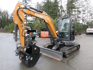 Mini-excavatrice CASE CX50D d'occasion à vendre, excavatrice sur chenilles de 5 tonnes, fournisseur de matériel de construction, prête à être expédiée - Product Image 4