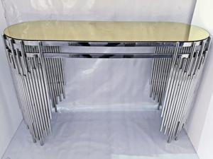 Strips Leg SS Console Table <b>Used</b> for Mirror Vanities and As Home Decor and Utility Product Available in Multiple Finishes & Size - Product Image 4