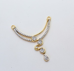 Colgante de Diamante de Corte Redondo en Oro Amarillo de 14K para Mujer, Opciones de Diamantes Cultivados en Laboratorio y Naturales, Color D a G, Claridad IF a SI2, Regalo de Joyería - Product Image 2