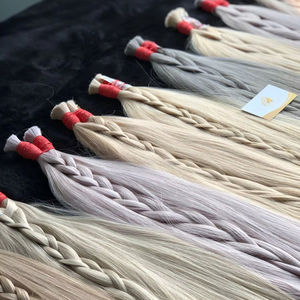 Meilleur Prix 100% Vierge Naturelle Vietnam Extensions de Cheveux Humains Texture Droite Blonde Cheveux En Vrac 100g De Minh Khang Cheveux Premium - Product Image 1