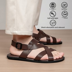 Sandales pour hommes, taille large, EUR 39-47, prêtes pour les vacances - Semelle en caoutchouc antidérapante, chaussures polyvalentes pour un usage quotidien décontracté, les voyages et les activités de plein air - Product Image 3