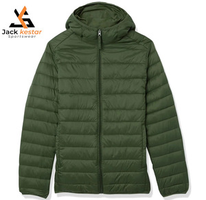 Polyester Customizable Logo Men's Streetwear Hooded <b>Fleece</b> <b>Lined</b> Waterproof Puffer <b>Jacket</b> High Quality Winter OEM - Product Image 1