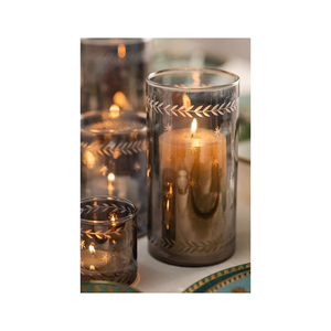 Nouvelle collection Décoration d'intérieur Votives de luxe en verre lustré soufflé à la main OMBERED d'Inde - Product Image 1