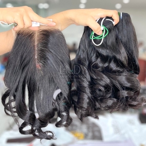 ช่อผมมนุษย์หยักศกสีธรรมชาติจาก100% เวียดนาม - Product Image 3