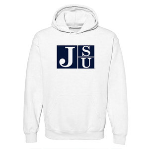 Sweat à capuche en polaire premium personnalisé avec logo imprimé sur le devant, service OEM, blanc - Product Image 1