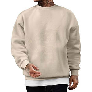 Sudadera informal de manga larga con cuello redondo para hombre, Sudadera con capucha, Jersey de algodón clásico, Top ligero, hecho a medida - Product Image 1