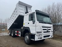 Camion benne d'occasion Sinotruk Howo 6x4 diesel avec moteur Weichai, provenance Afrique, pour approvisionnement transfrontalier