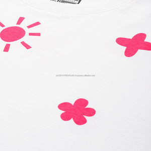 Fit2Fight OEM Ladies' Autumn Casual Gray Cotton Terry <b>Top</b> V-Neck Breathable Versatile Short-Sleeved T-Shirt Loose Fit - Product Image 5