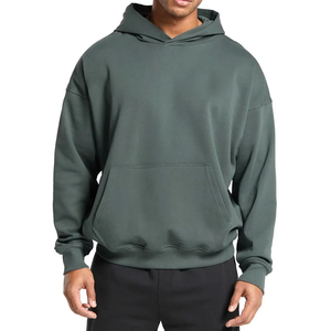 Venta al por mayor de color contraste dos Sudadera con capucha Otoño e Invierno logo Casual manga larga Top sudaderas con capucha y sudaderas - Product Image 3