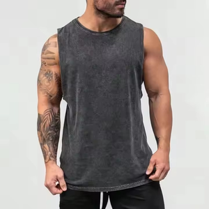 Camisetas sin mangas de Yoga reversibles ligeras de alta calidad para hombres, ropa de jogging económica de moda de verano al por mayor personalizable - Product Image 1
