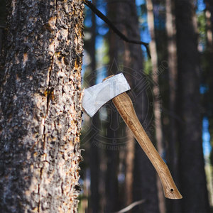 Custom Made Industrial Two-Pack Double Blade <b>Axe</b> <b>Handle</b> Replacement High Quality Stainless Steel Blades Rose Wood <b>Handle</b> Outdoor - Product Image 2