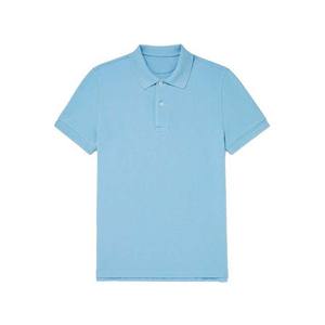 2025 Polos de alta calidad para hombre, venta al por mayor, ropa informal de manga corta, Top de algodón transpirable de talla grande, Color sólido, OEM - Product Image 1