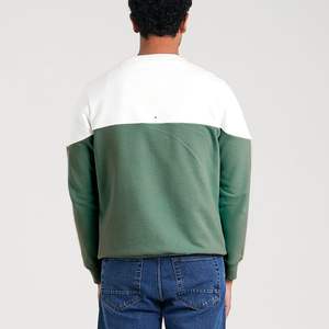 เสื้อสเวตเชิ้ตคอกลมแบบโอเวอร์ไซส์ ผ้าฝ้าย 100% น้ำหนัก 350 แกรม สำหรับผู้ชายและผู้หญิง ปักลาย  แบบไม่มีลาย  ขายส่ง - Product Image 4